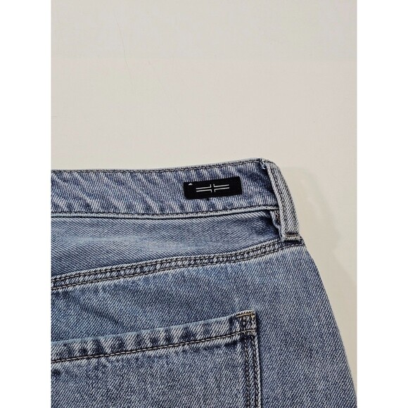 ALK Women's 4/27 Liverpool Evanston Distressed Denim Blue Jean Mini Skirt EUC - Picture 6 of 10